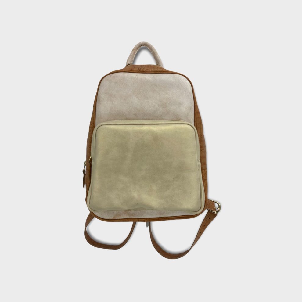 Mochila Pat Clasica Dorada y Suela