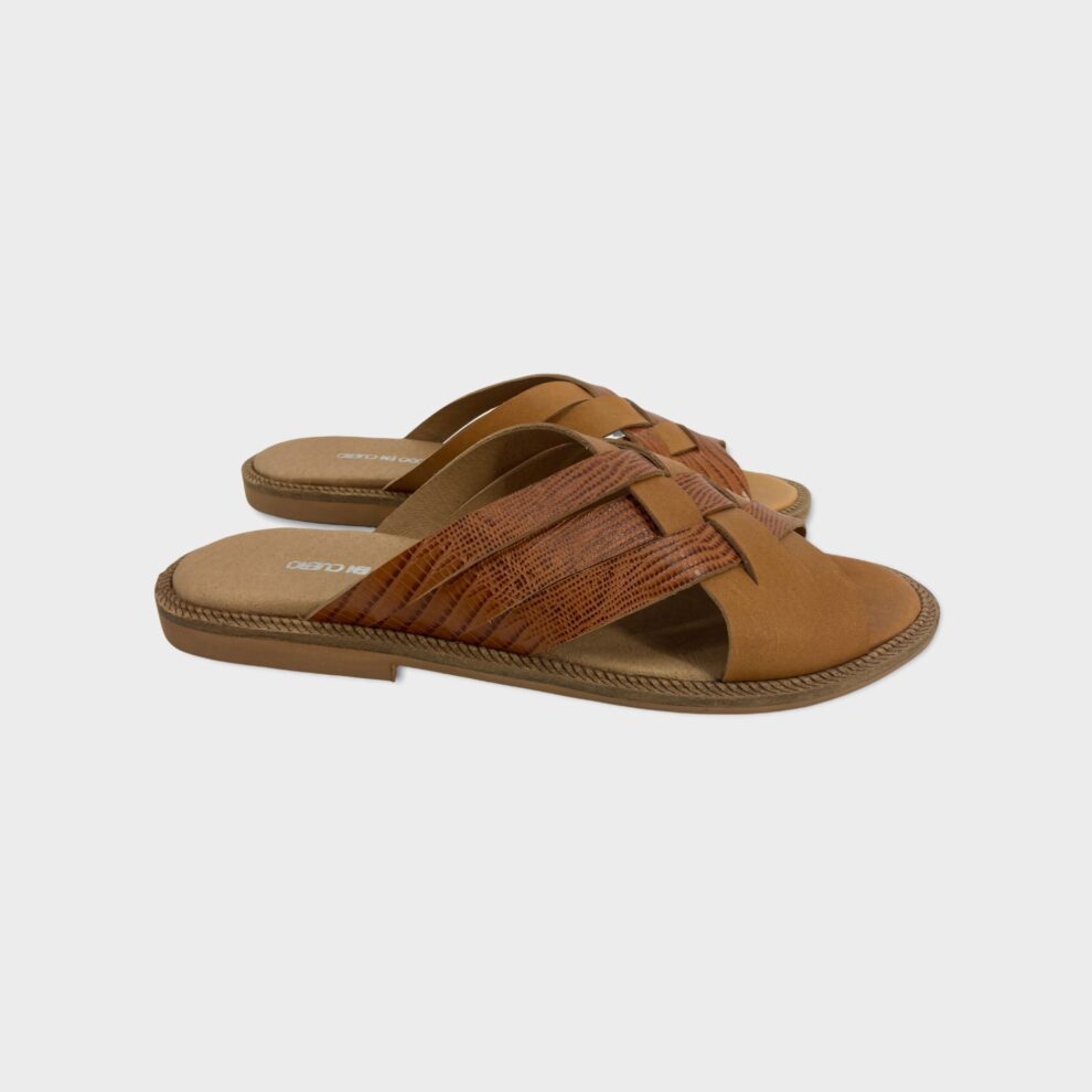 Sandalias Amanda Suela / Marrón