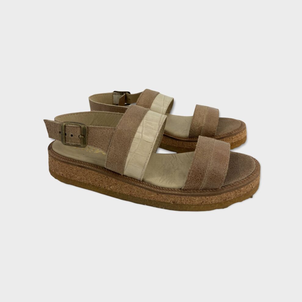Sandalias Idara Beige / Marrón