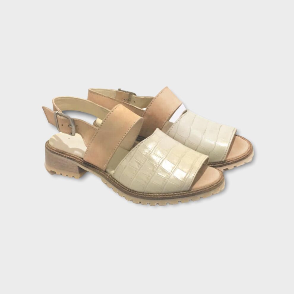 Sandalias Mali Beige / Manteca